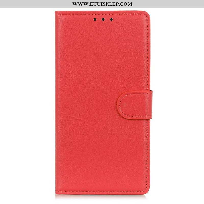 Etui Folio do Moto G200 5G Tradycyjnie Liczi